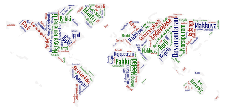 Surnames World Small 